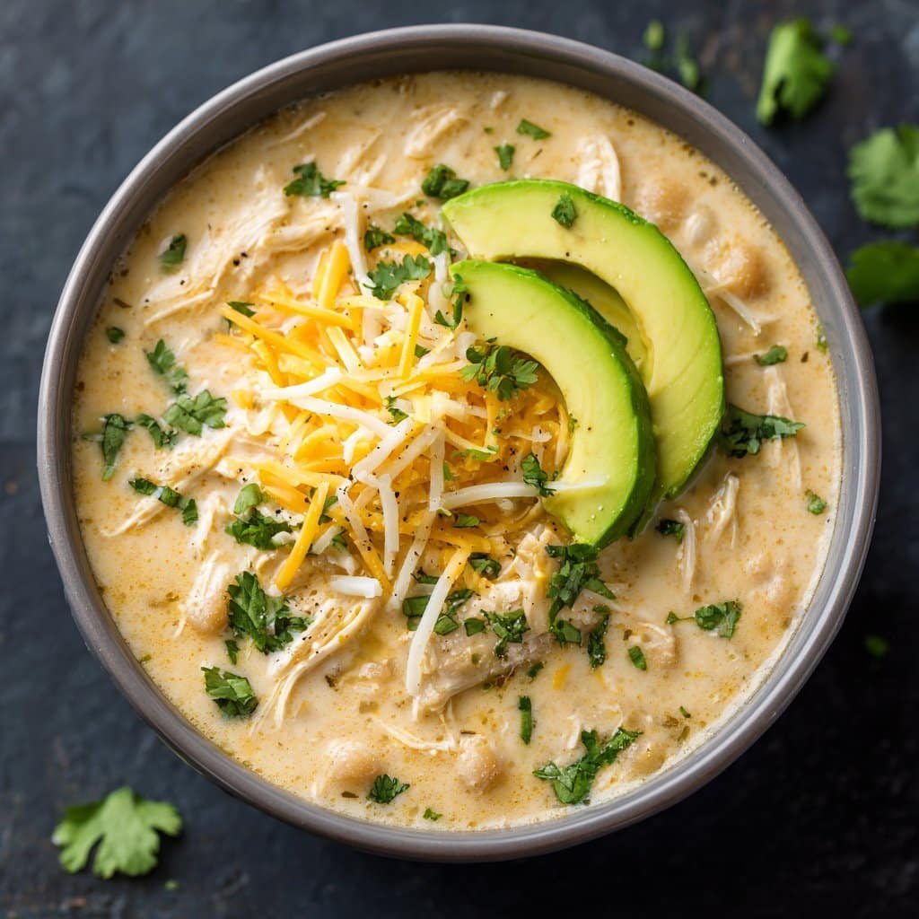 Slow Cooker Creamy White Chicken Chili 18 Slow Cooker Creamy White Chicken Chili