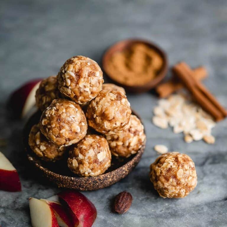 Apple Pie Protein Balls 3 Apple Pie Protein Balls