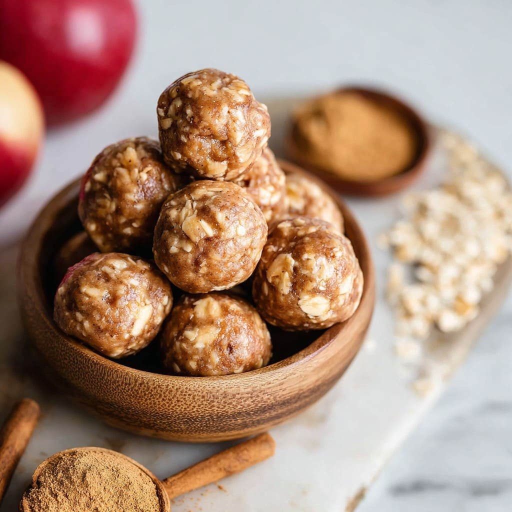 Apple Pie Protein Balls 1 Apple Pie Protein Balls