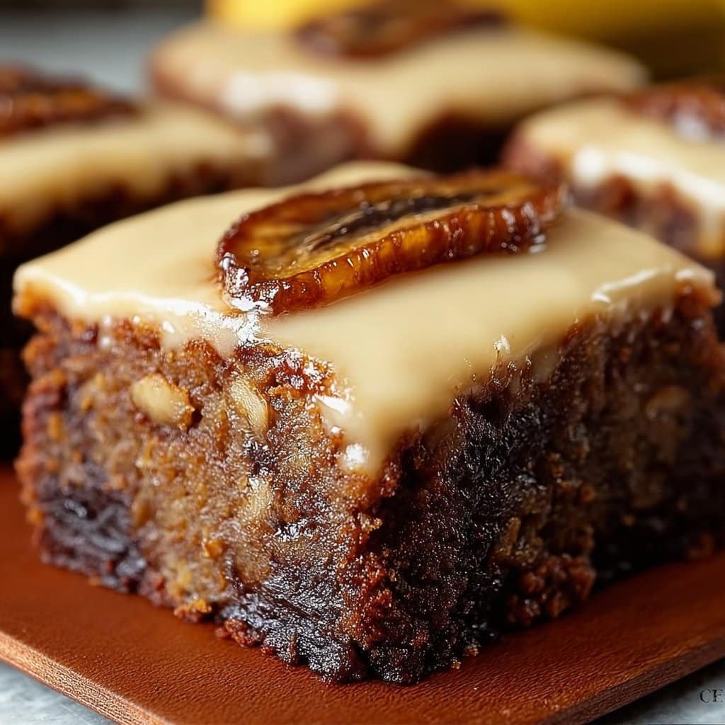 Banana Bread Brownies 1 Banana Bread Brownies