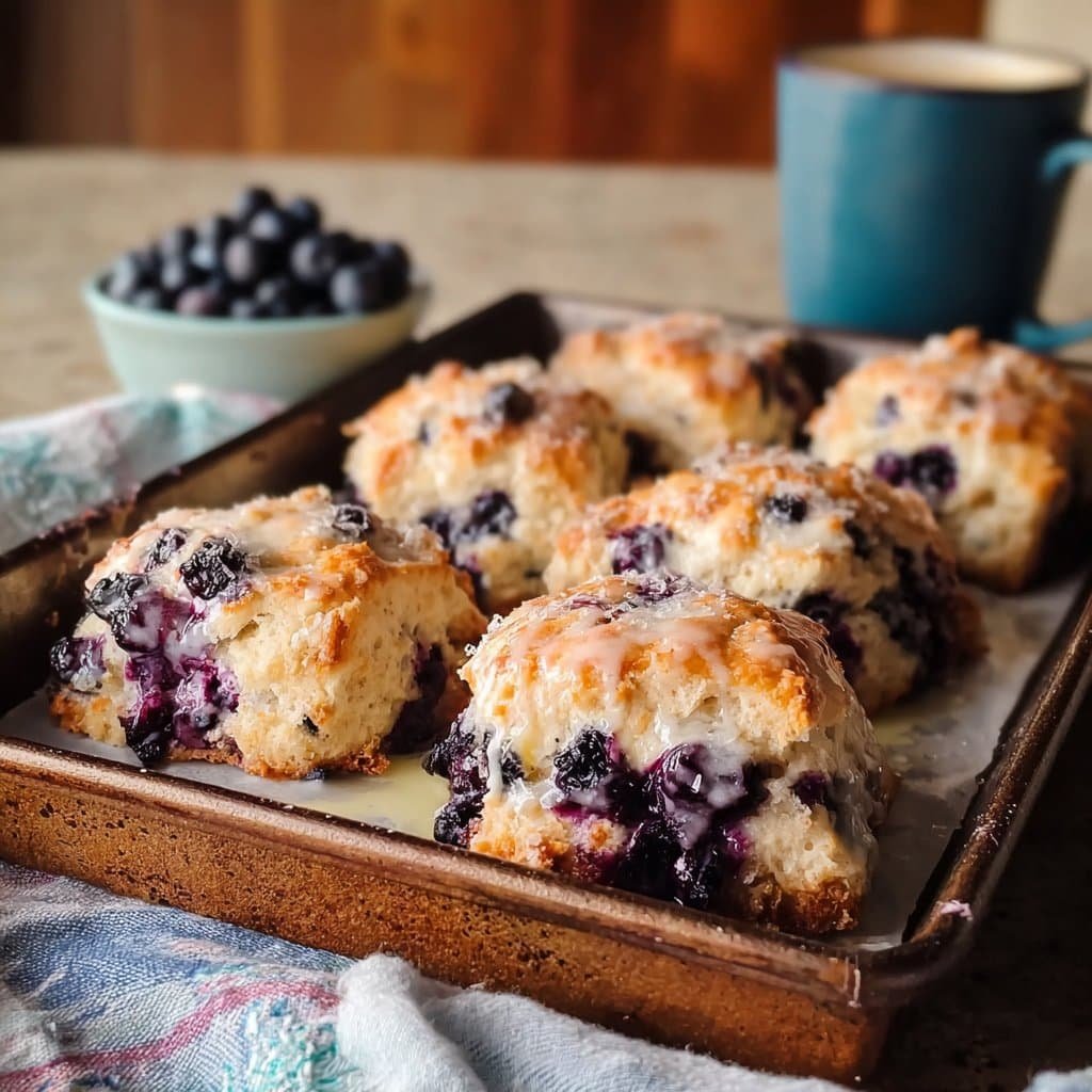 Blueberry Butter Swim Biscuits