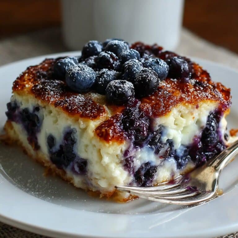 Blueberry Cottage Cheese Breakfast Bake 3 Blueberry Cottage Cheese Breakfast Bake