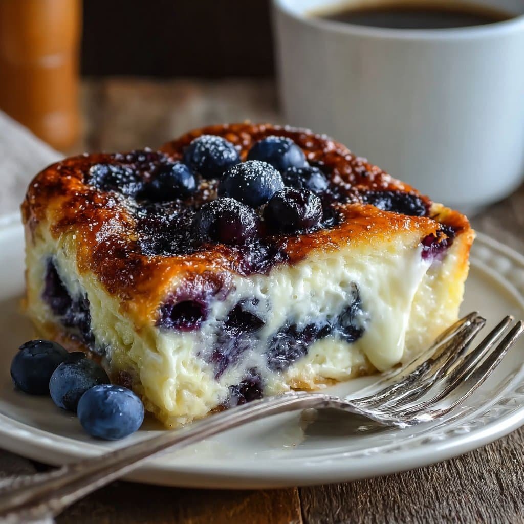 Blueberry Cottage Cheese Breakfast Bake 1 Blueberry Cottage Cheese Breakfast Bake