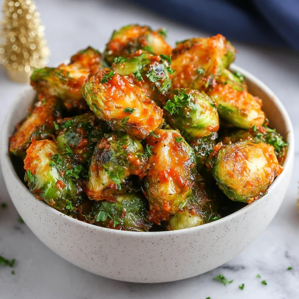 Buffalo Air Fryer Brussels Sprouts