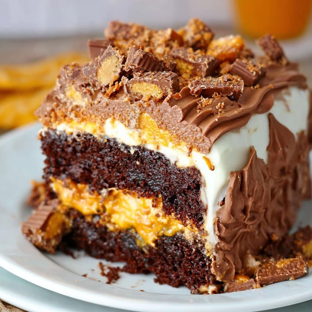 Butterfinger Bomb Cake