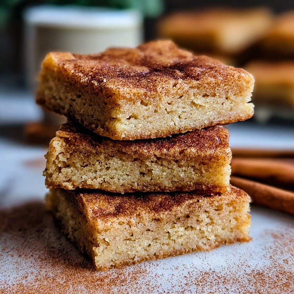 Chewy Snickerdoodle Cookie Bars 1 Chewy Snickerdoodle Cookie Bars