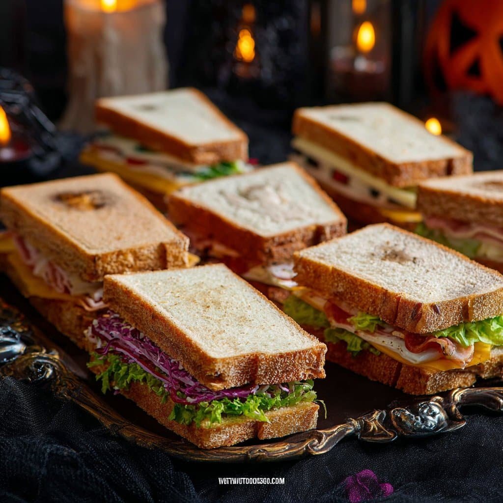 Coffin Sandwiches For Halloween 1 Coffin Sandwiches For Halloween