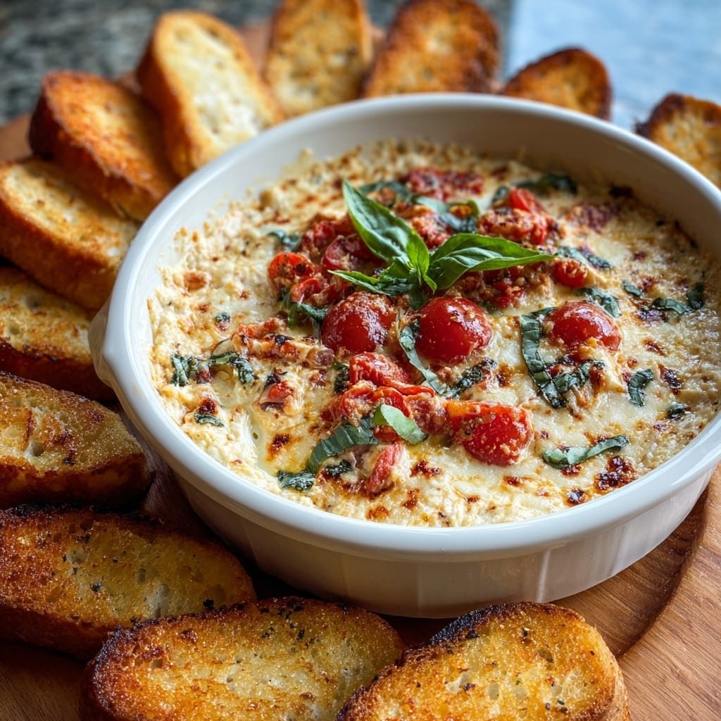 Creamy Bruschetta Dip