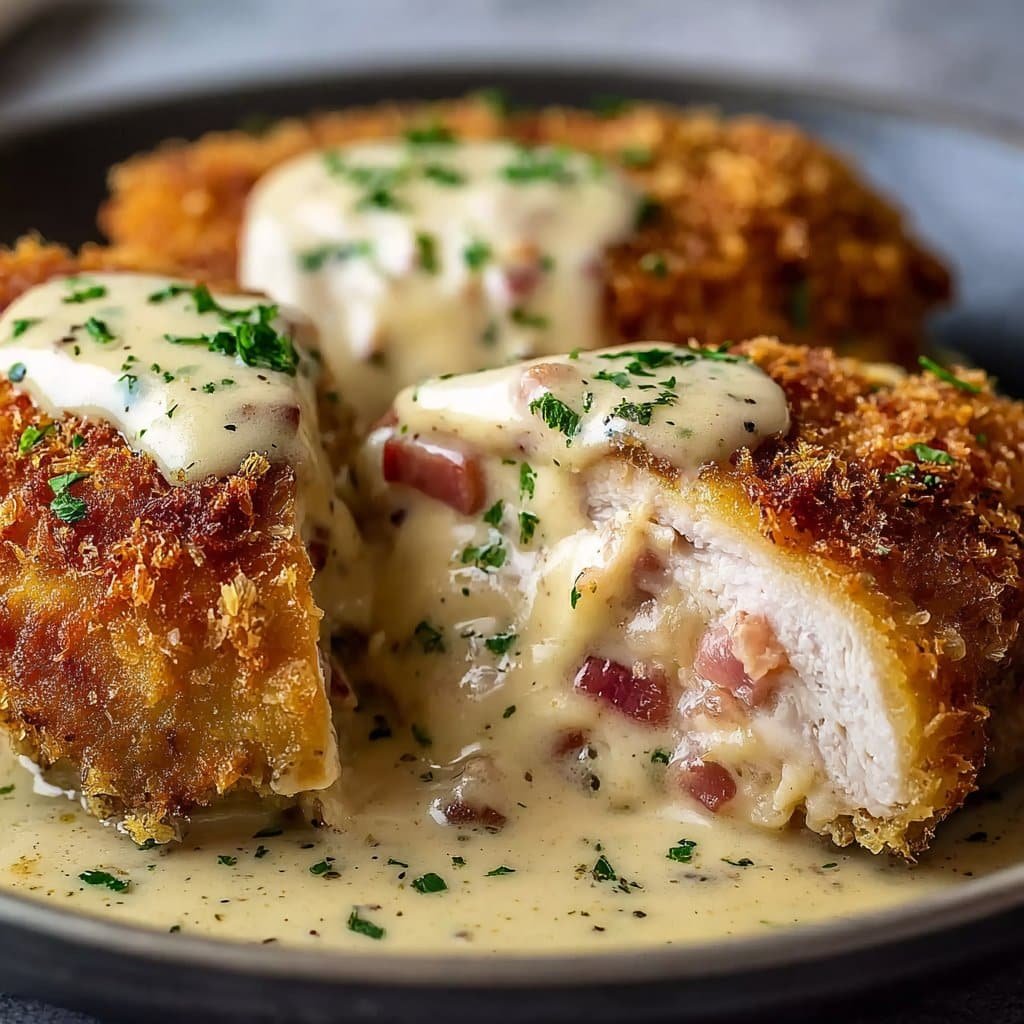 Creamy Chicken Cordon Bleu Recipe 1 Creamy Chicken Cordon Bleu Recipe