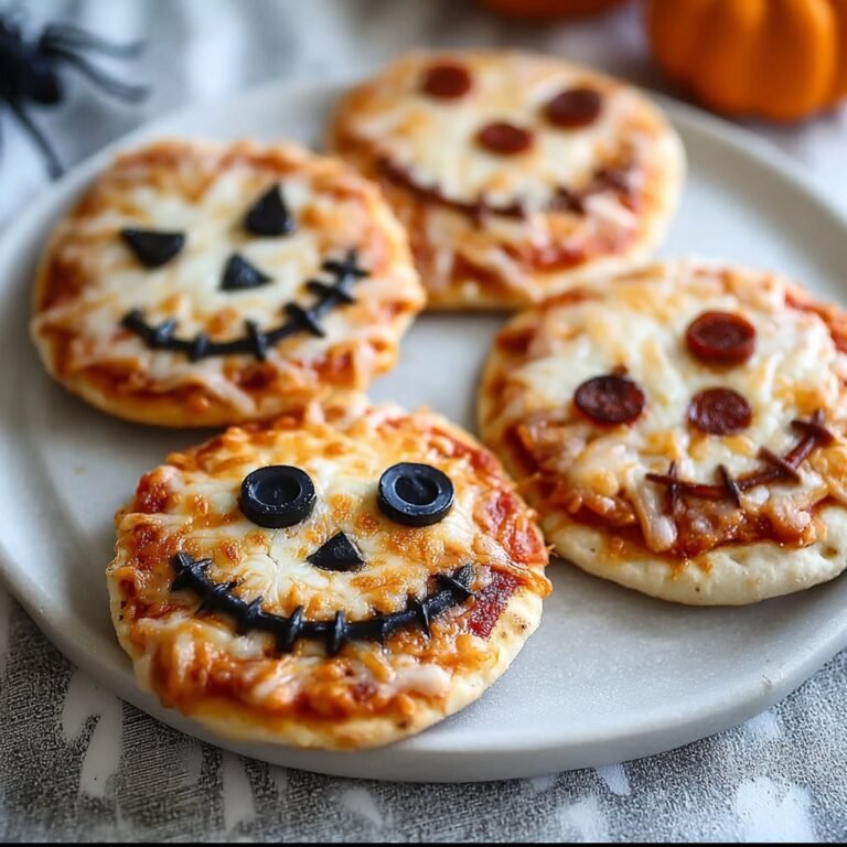 DIY Mini Halloween Pizzas You’ll Love 3 DIY Mini Halloween Pizzas You’ll Love