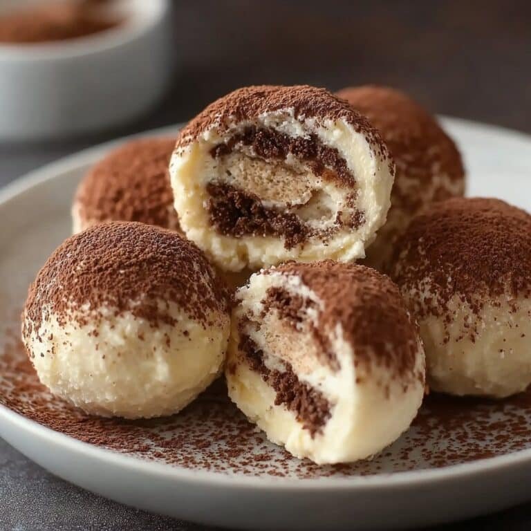 Easy 10 Minute Tiramisu Balls