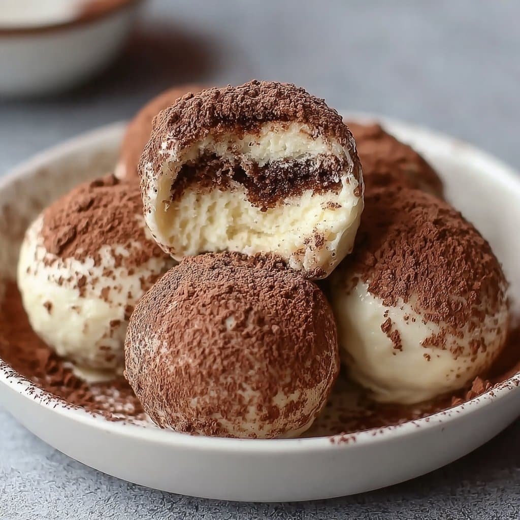 Easy 10 Minute Tiramisu Balls 1 Easy 10 Minute Tiramisu Balls