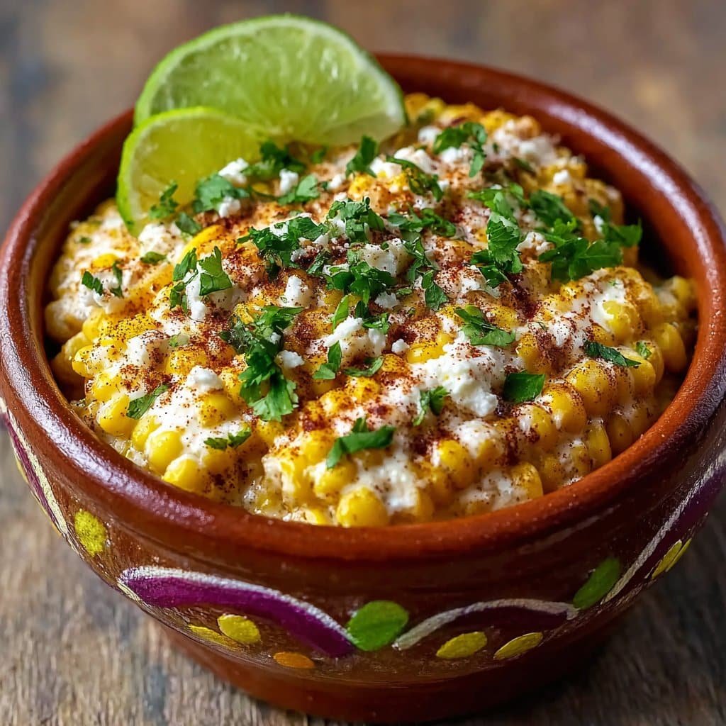 Elote Corn in a bowl 1 Elote Corn in a bowl