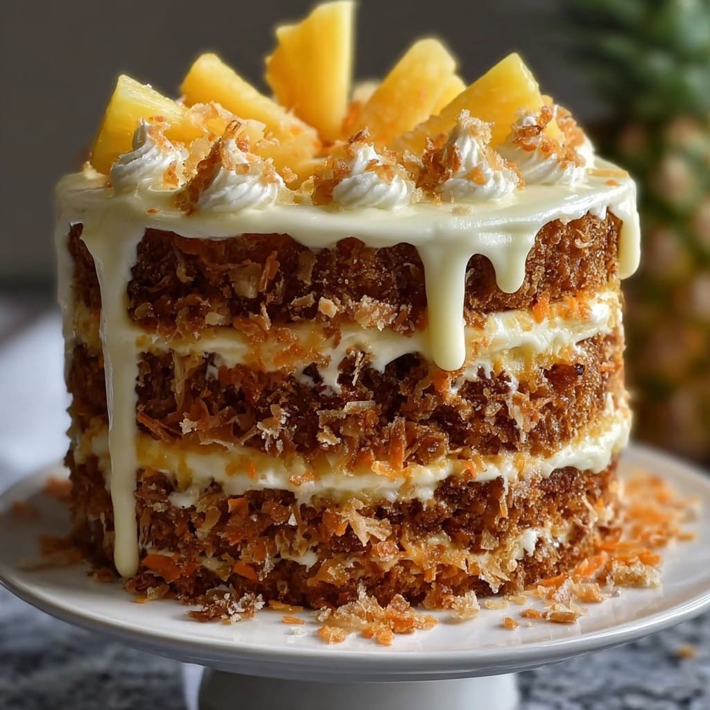 Hawaiian Carrot Pineapple Cake 1 Hawaiian Carrot Pineapple Cake