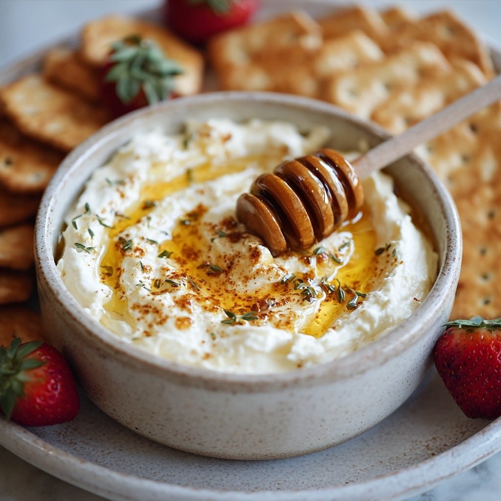 Hot Honey Cream Cheese Dip