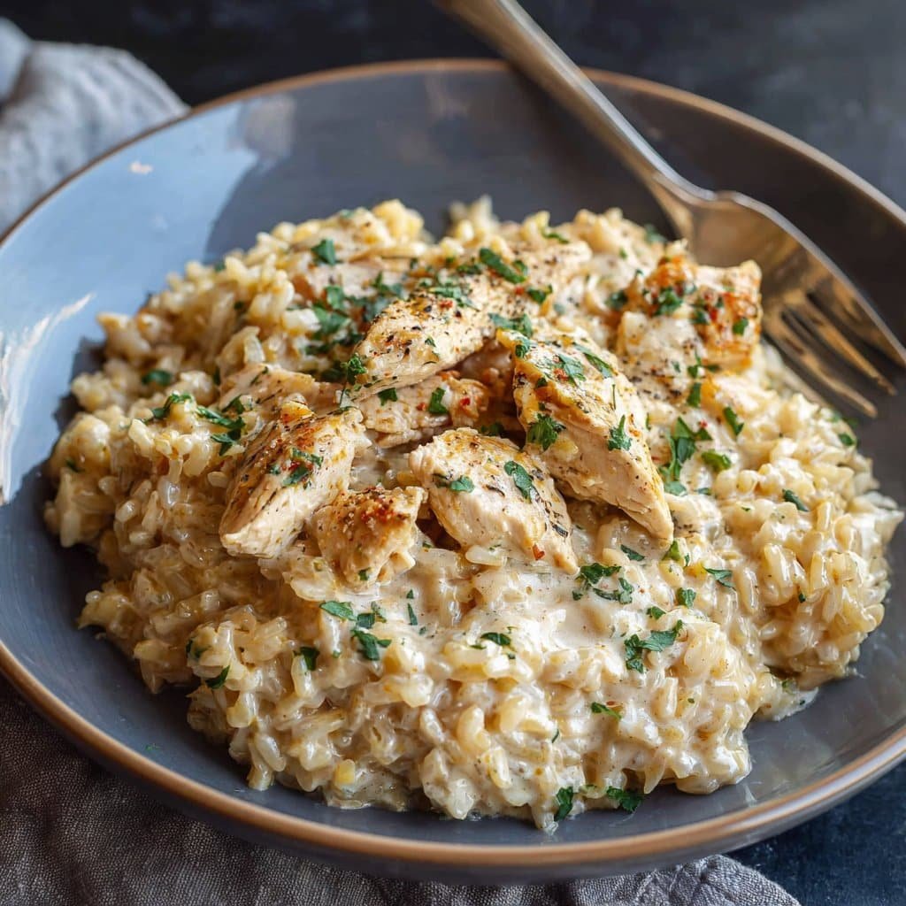 Instant Pot Creamy Chicken and Rice Dinner Idea 1 Instant Pot Creamy Chicken and Rice Dinner Idea