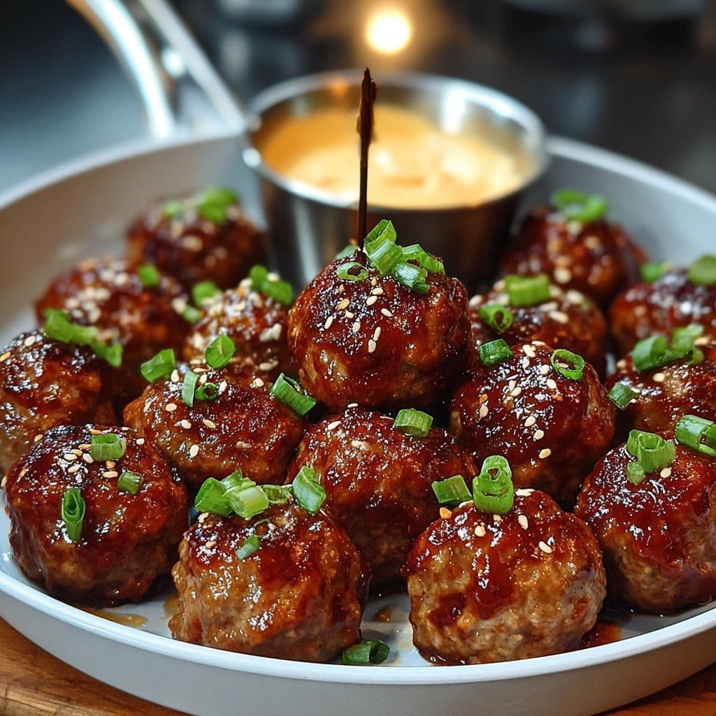 Korean BBQ Meatballs 2 Korean BBQ Meatballs