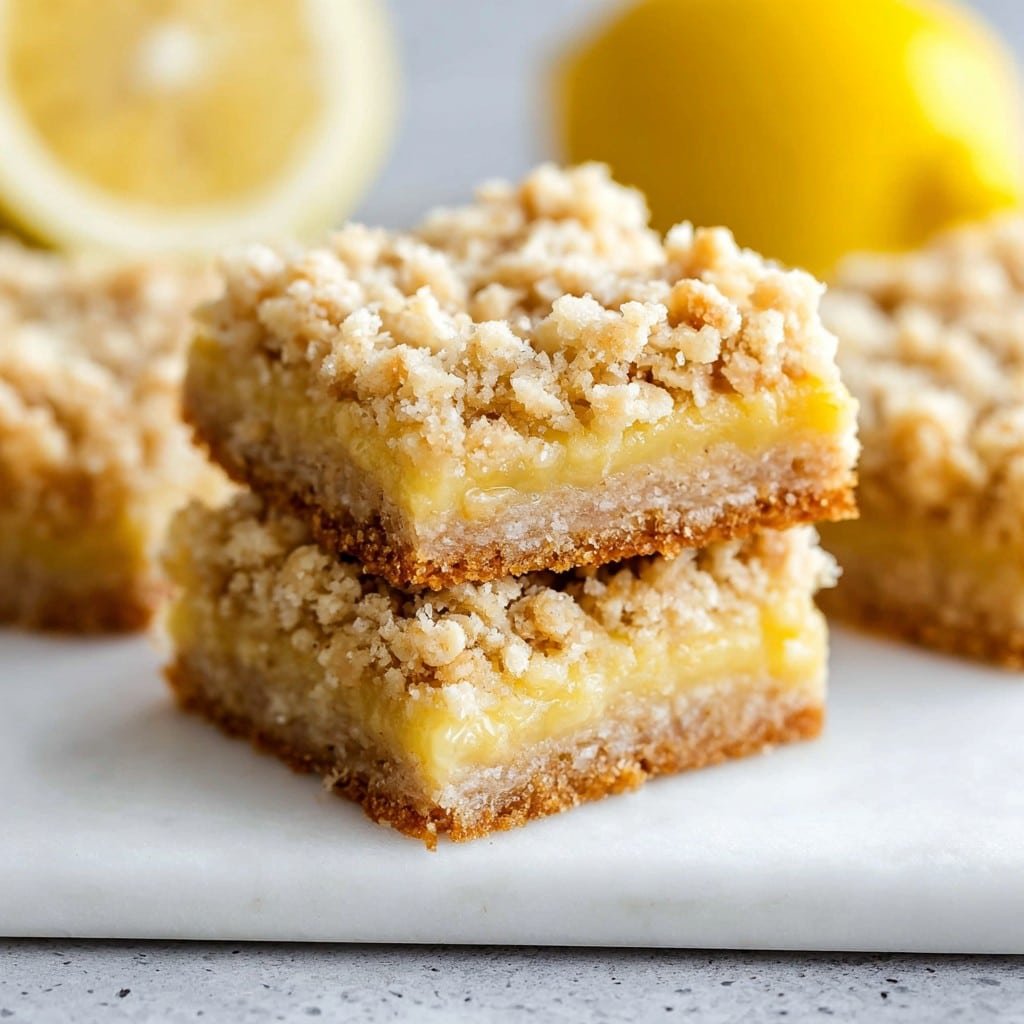 Lemon Oatmeal Crumble Bars 1 Lemon Oatmeal Crumble Bars