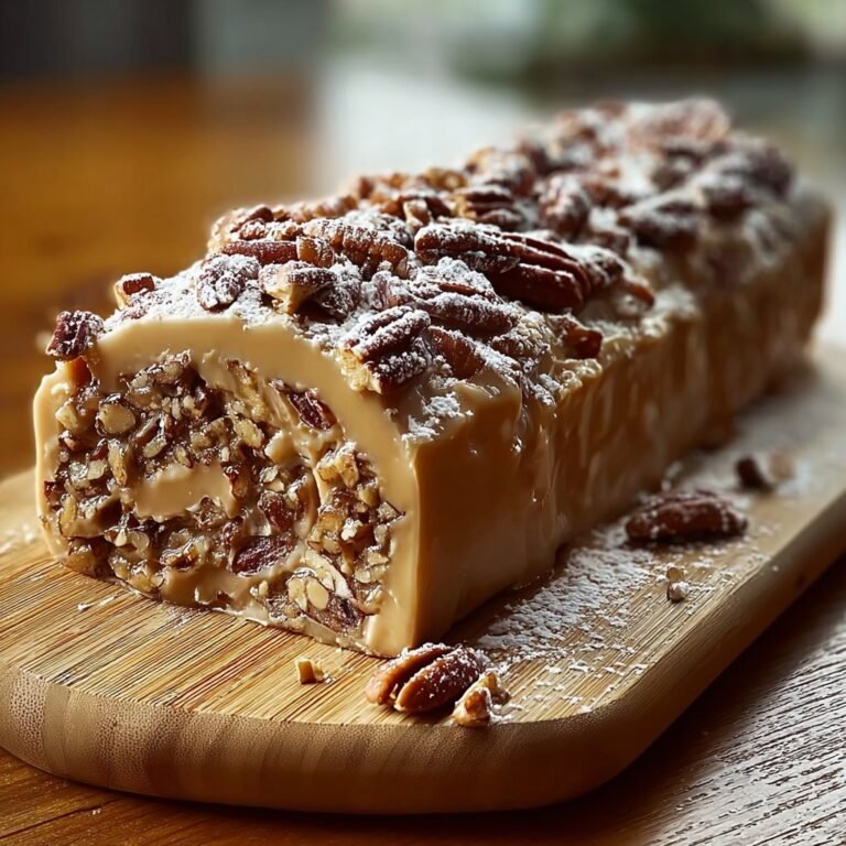 Nana’s 3-Ingredient Pecan Log 6 Nana’s 3-Ingredient Pecan Log