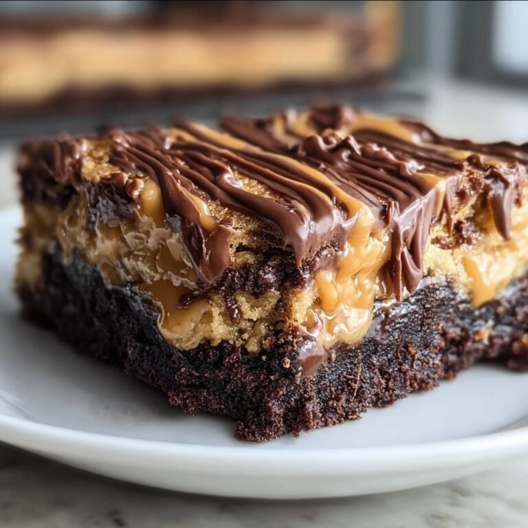 Peanut Butter Chocolate Gooey Butter Cake