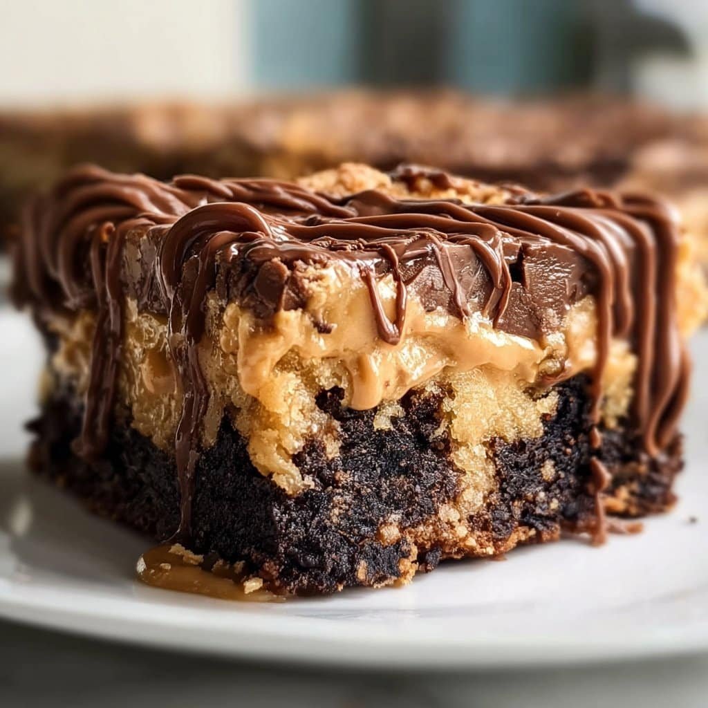 Peanut Butter Chocolate Gooey Butter Cake 1 Peanut Butter Chocolate Gooey Butter Cake