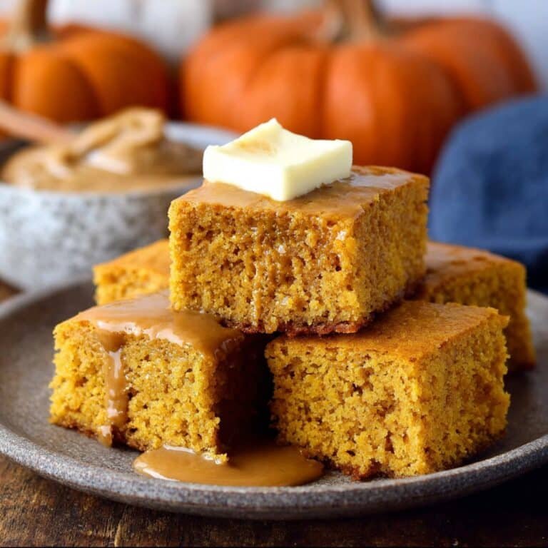 Pumpkin Cornbread with Cinnamon Honey Butter 7 Pumpkin Cornbread with Cinnamon Honey Butter