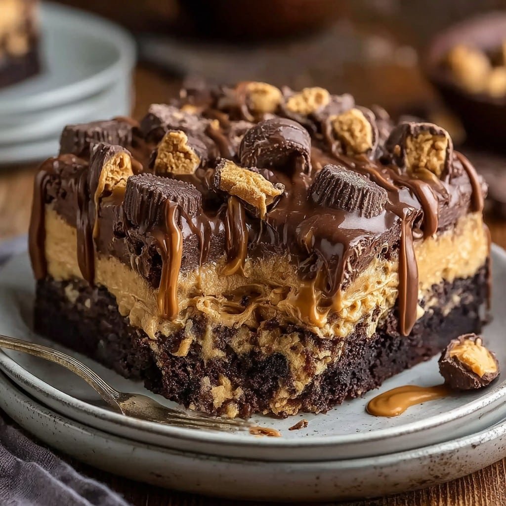Reese’s Peanut Butter Earthquake Cake