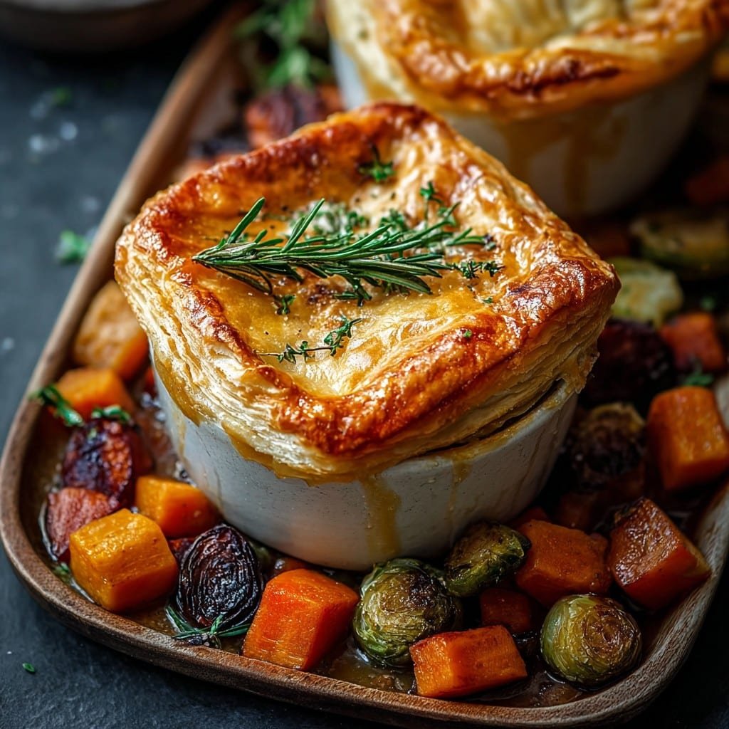 Roasted Autumn Vegetable Pot Pies 2 Roasted Autumn Vegetable Pot Pies