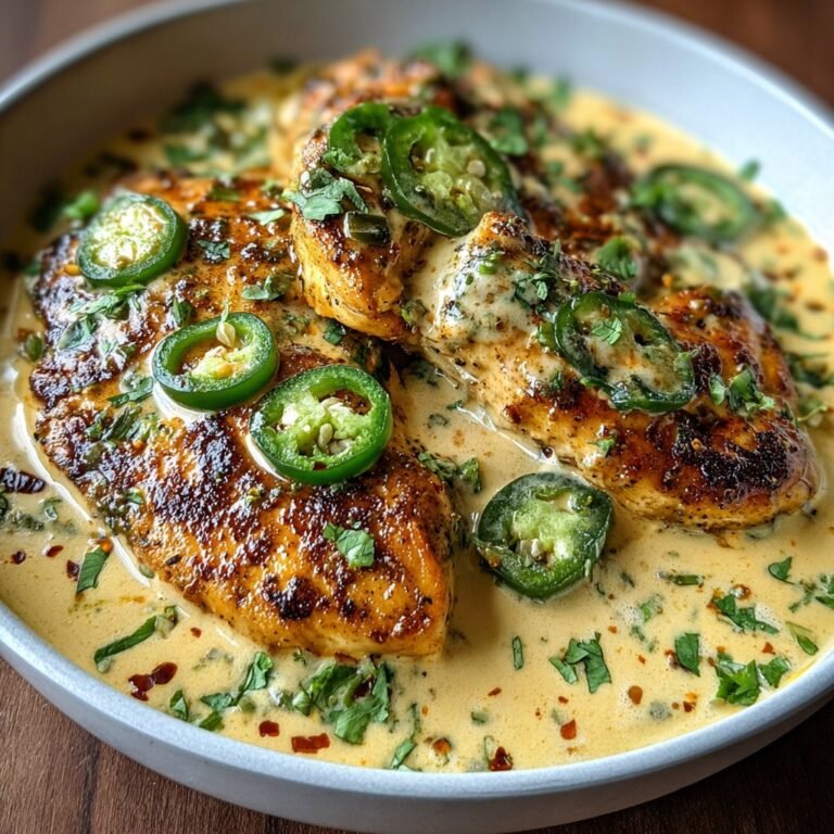 Spicy Jalapeno Chicken with Creamy Sauce 4 Spicy Jalapeno Chicken with Creamy Sauce