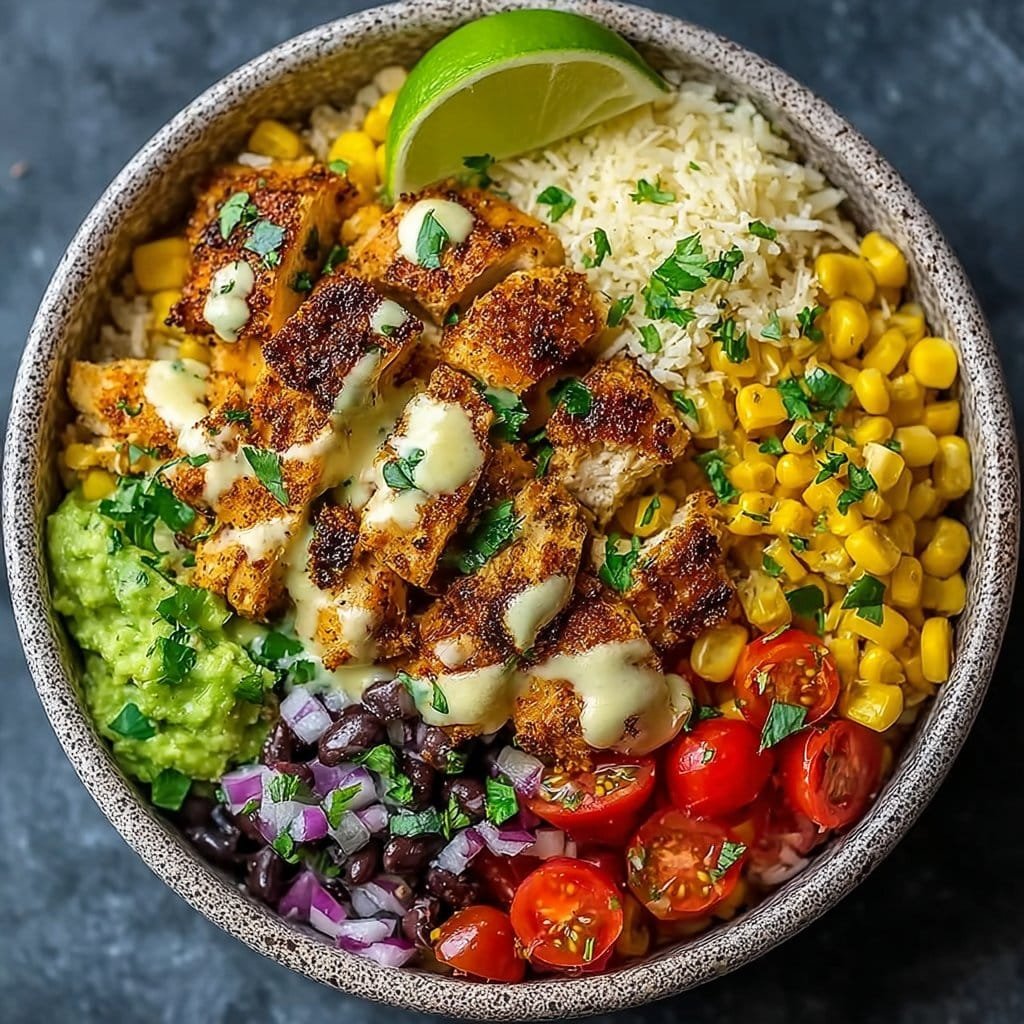 Street Corn Chicken Bowl Easy Meal Prep