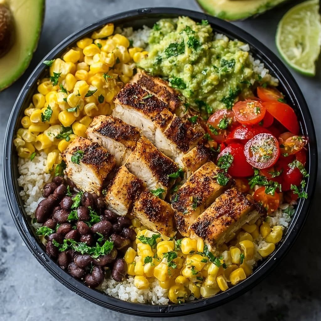 Street Corn Chicken Bowl Easy Meal Prep 1 Street Corn Chicken Bowl Easy Meal Prep