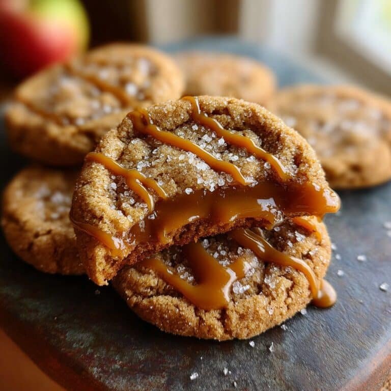 Amazing Apple Cider Caramel Fall Cookies