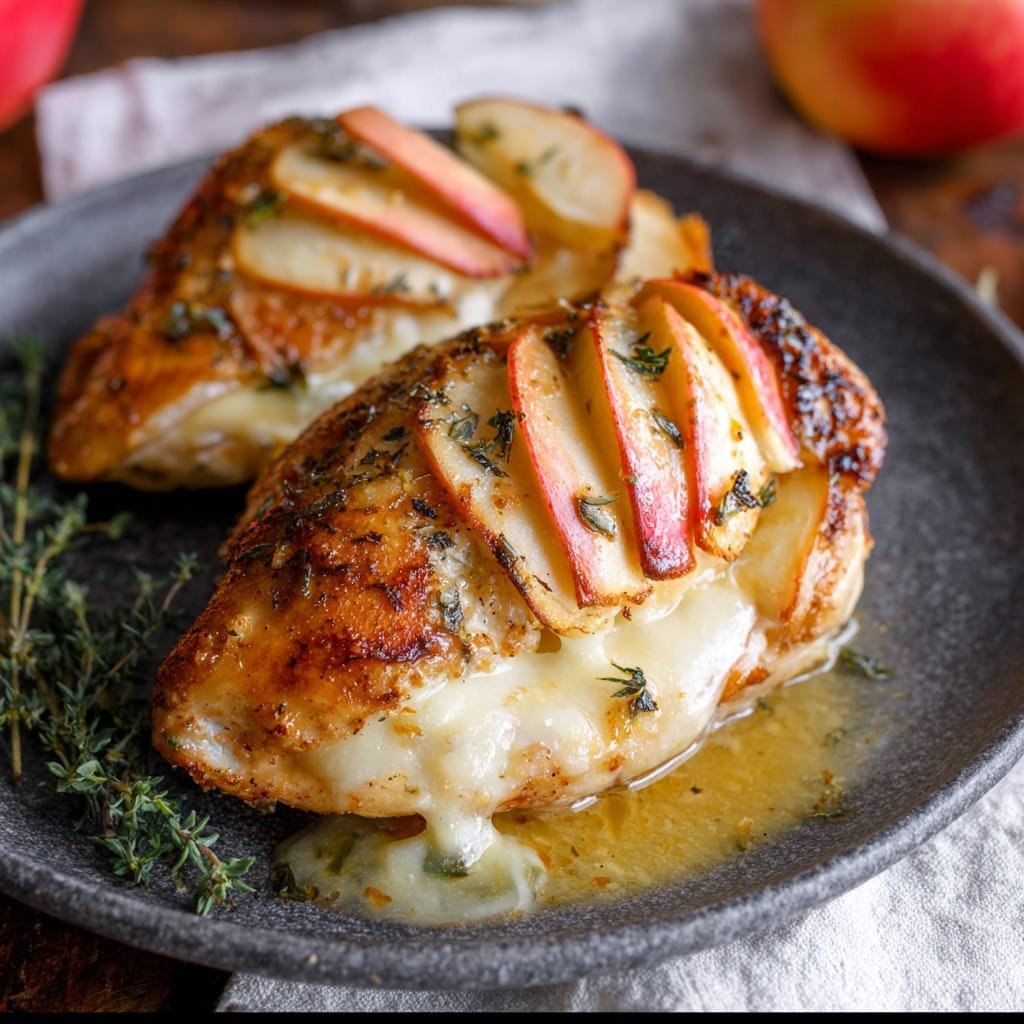Apple and Brie Stuffed Chicken Breast