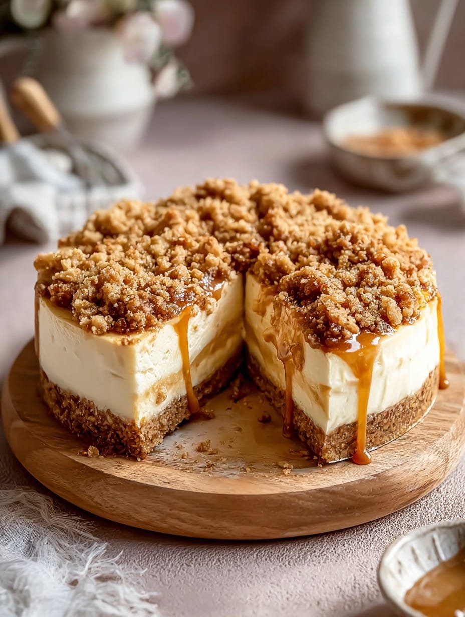Apple Crumble Cheesecake for Cozy Fall Evenings 1 Apple Crumble Cheesecake for Cozy Fall Evenings