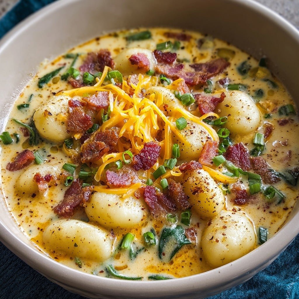 Bacon Cheddar Gnocchi Soup 1 Bacon Cheddar Gnocchi Soup