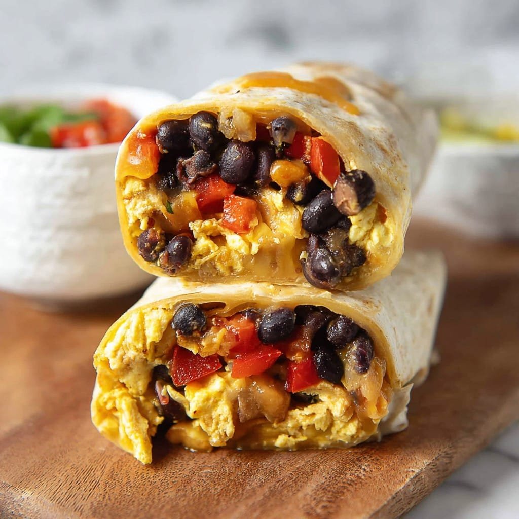 Black Bean Breakfast Burritos