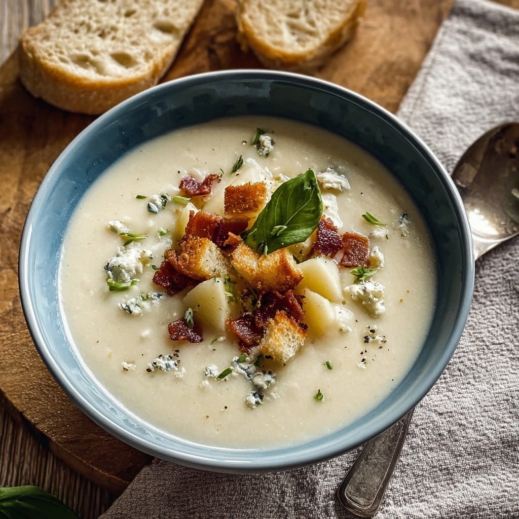 Blue Cheese Potato Soup