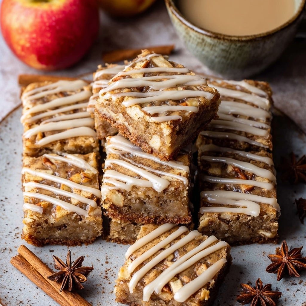 Brown Butter Apple Blondies with Cinnamon Maple Glaze 2 Brown Butter Apple Blondies with Cinnamon Maple Glaze