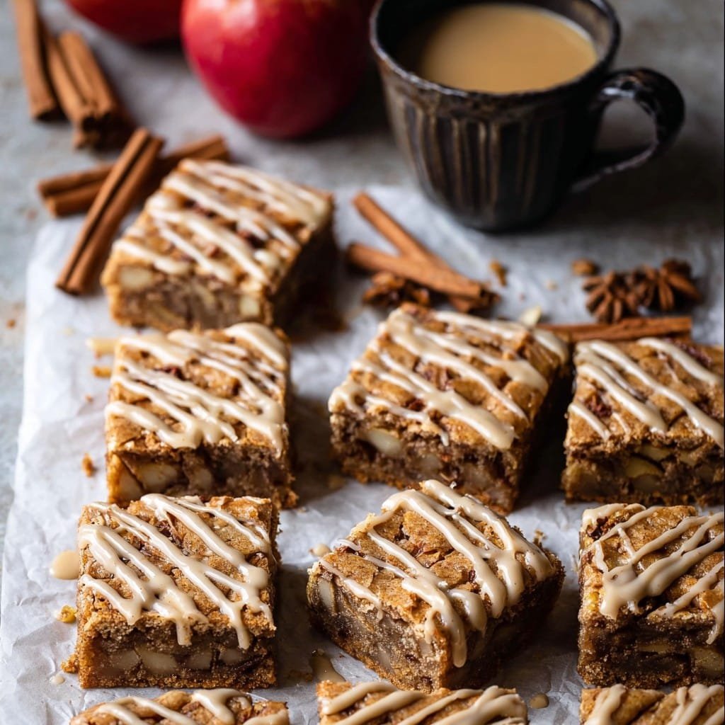 Brown Butter Apple Blondies with Cinnamon Maple Glaze 1 Brown Butter Apple Blondies with Cinnamon Maple Glaze
