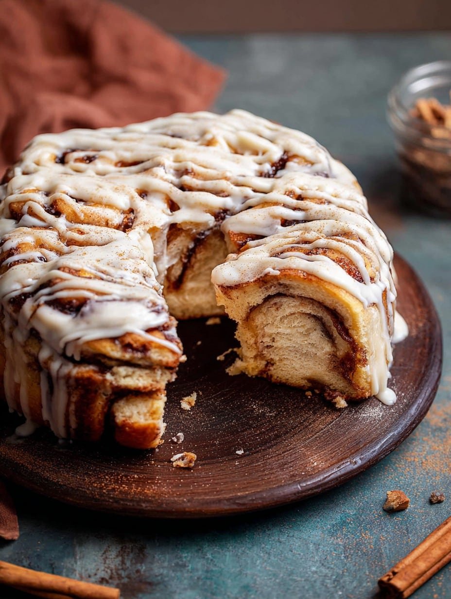 Cinnabon Cinnamon Roll Cake 1 Cinnabon Cinnamon Roll Cake