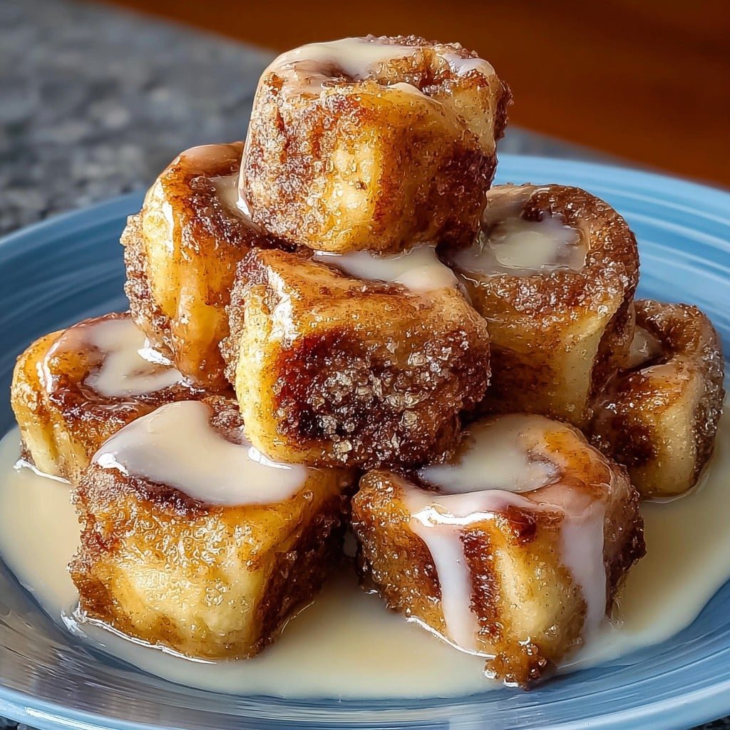 Cinnamon Roll French Toast Bites Recipe