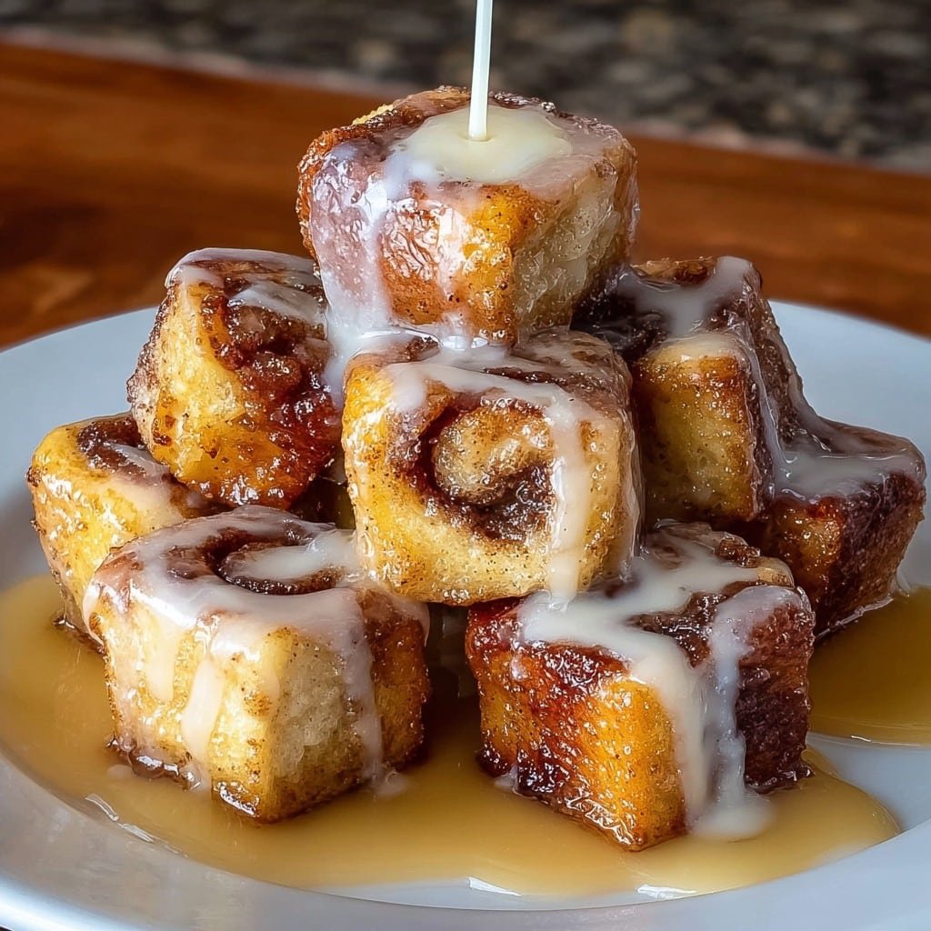 Cinnamon Roll French Toast Bites Recipe