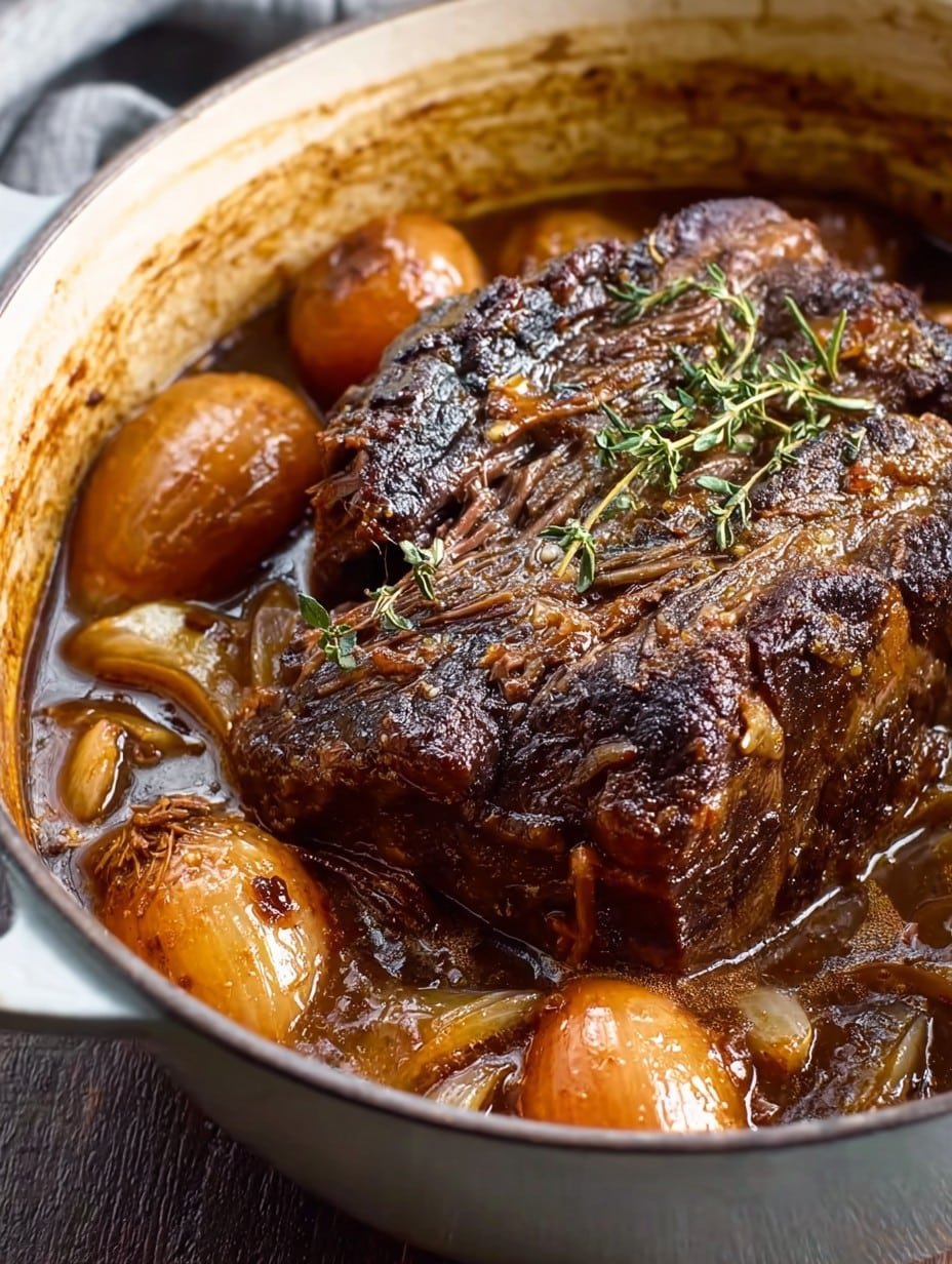 Comforting French Onion Pot Roast 1 Comforting French Onion Pot Roast