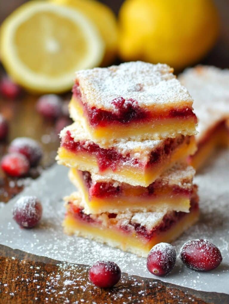 Cranberry Lemon Bars
