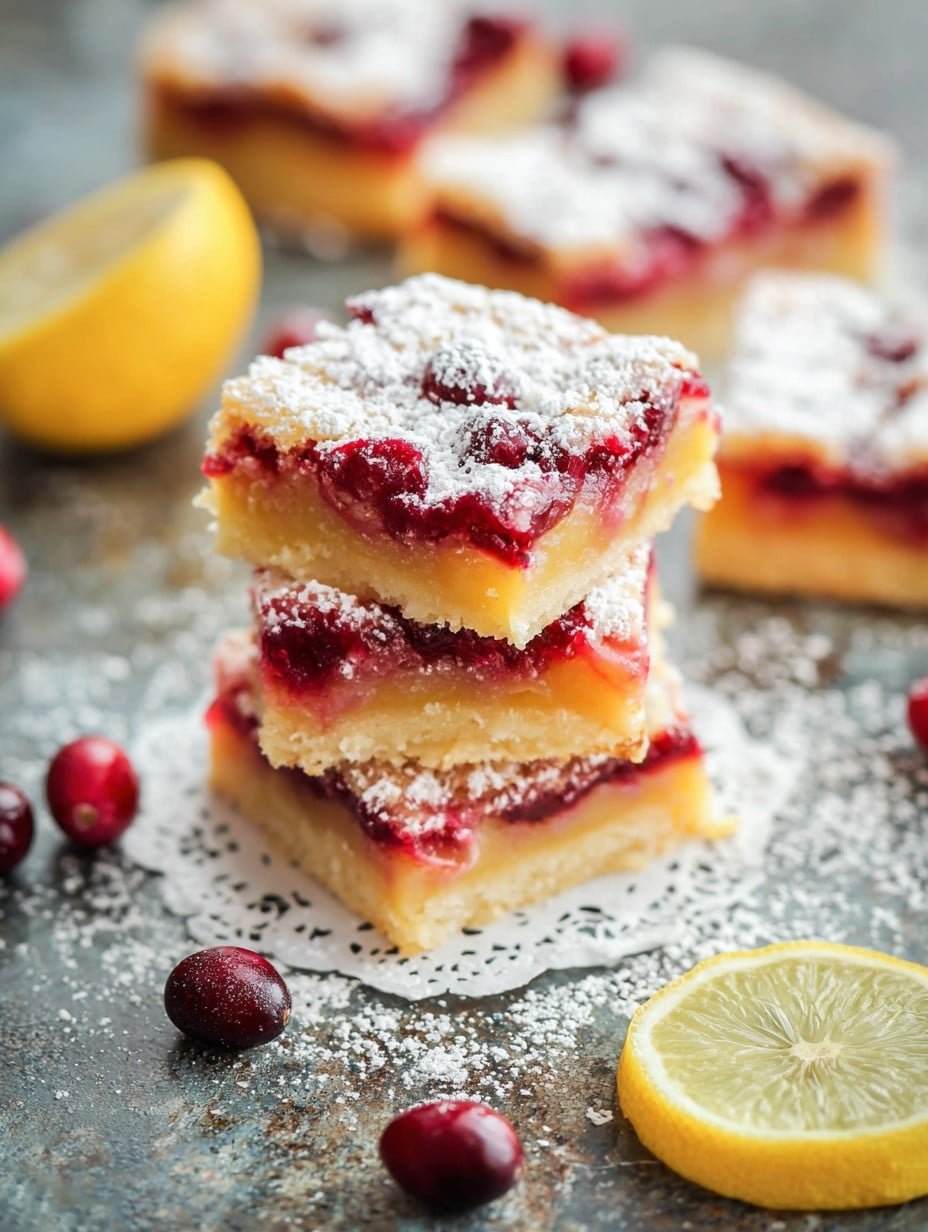 Cranberry Lemon Bars