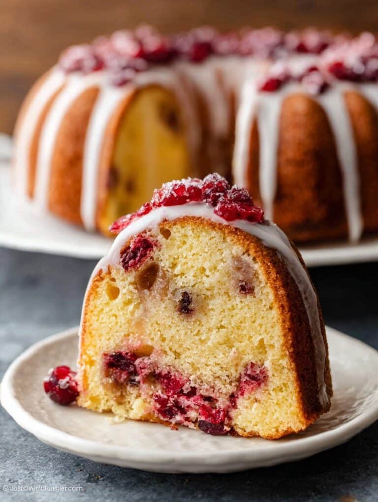 Cranberry Orange Bundt Cake