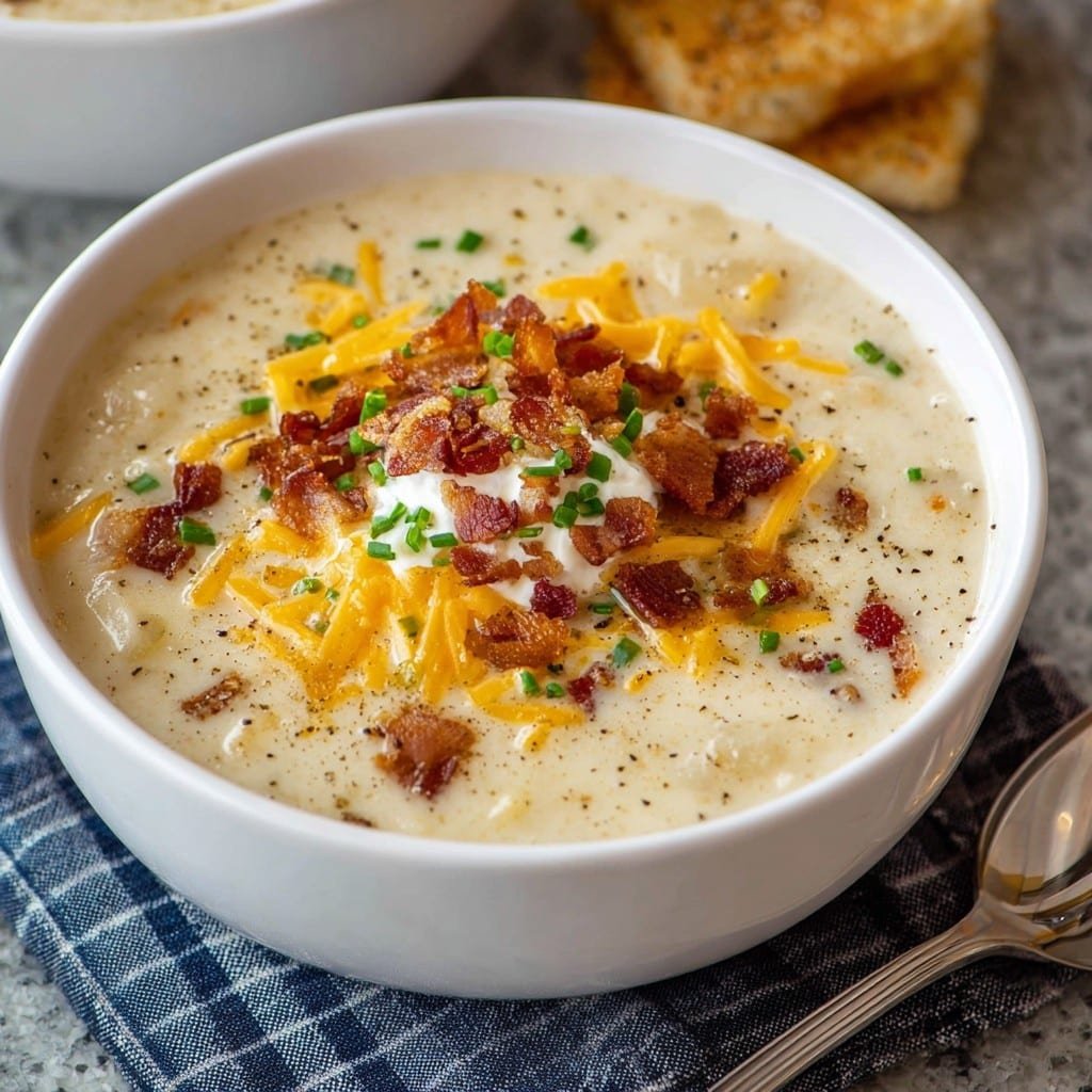 Creamy Crockpot Potato Soup Recipe
