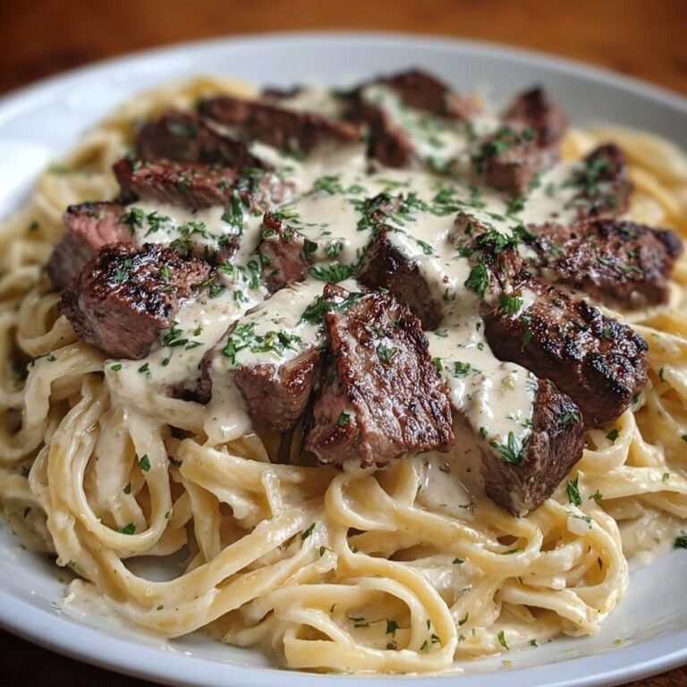 Creamy Garlic Steak Alfredo 6 Creamy Garlic Steak Alfredo