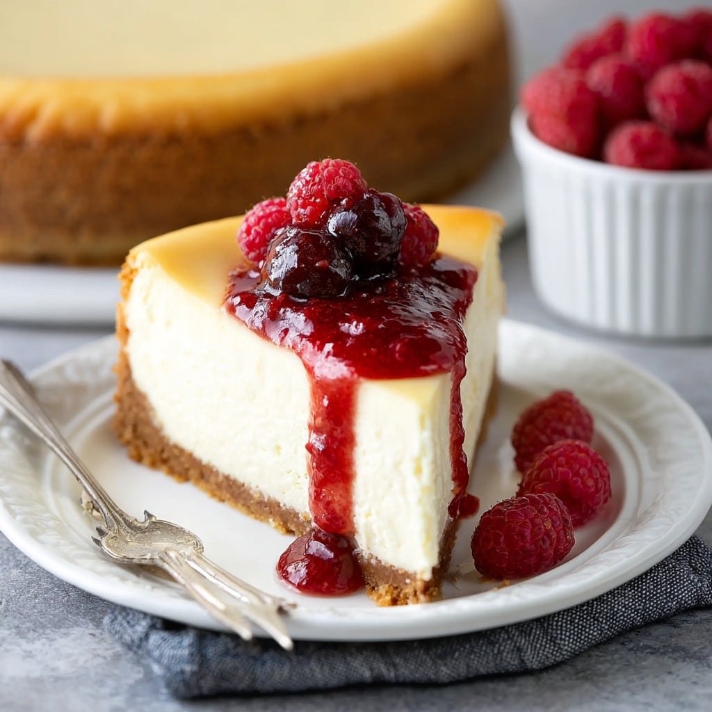 Creamy New York Cheesecake 1 Creamy New York Cheesecake