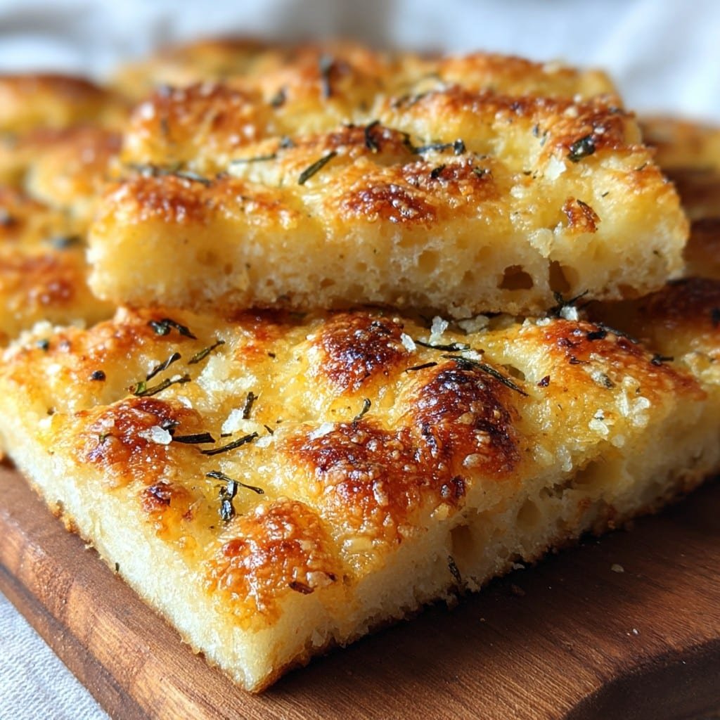 Crispy and Cheesy Garlic Parmesan Focaccia Bread 1 Crispy and Cheesy Garlic Parmesan Focaccia Bread